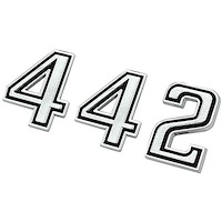 EM2426T 442 Nose Emblem Set for 1969-1970 Oldsmobile 442