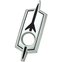 EM2477T 1970 Oldsmobile Cutlass, 442, Trunk Lock Cylinder Bezel, Oldsmobile Rocket