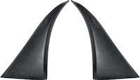 F15233 1979-81 Firebird, Trans Am; Rear Splash Guards; RH and LH; Pair