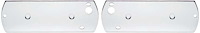 F6870 1968-70 Impala, Bel Air, Caprice Arm Rest Backing Plates; 2 Door, Hardtop, Convertible; 18 in.; Chrome