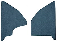 F9551531 1974-79 Ford F-Series Kick Panel Inserts w/ Mass Backing - Cutpile - Blue