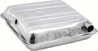 FT3000C Gas Tank 1955-1956 Chevy Bel Air, 150, 210 [Round Corners, Stainless Steel, 16 Gallon]