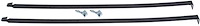 FT4101A Fuel Tank Mounting Straps 1959-1960 Impala, Bel Air, Biscayne; w/ 16 Gallon Tank; EDP Coated Steel; Pair; Except Station