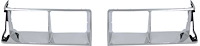 GN110008 1984-87 Buick Regal; Headlight Bezels; Chrome; RH and LH; Pair