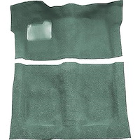 GN21138180 1974-75 Buick Regal; 2-Door; Complete Molded Carpet Kit; Mass Backing; Cutpile; Sage Green
