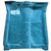GN21139103 1973 Buick Regal; 2-Door/AT; Complete Carpet Kit; Mass Backing; Loop; Medium Blue
