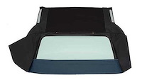 HG0116116 1965-66 Impala/GM B-Body Convertible; Rear Window Only; Glass; With Zipper; Vinyl; Dark Blue