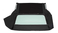 HG0118133 1971-76 GM B-Body Convertible; Rear Window Only; Glass; Without Defroster; Vinyl; Black