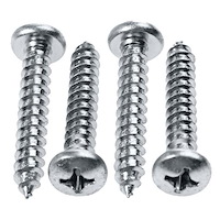 HK18 Phillips Pan Head Tapping Screw Set; 18-8; # 8 X 5/8 in. L; 4-Pieces