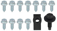 HK238-CM 1965-73 Ford Mustang; Screw Set; Gas Tank Mounting; 13 Piece Set