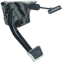 K1124 Park Brake Assembly; 1965-67 Tempest, Lemans, GTO; With Pedal Pad, Pedal Trim Plate, and Release Knob
