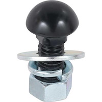 K225B 1938-72 GM Car & Truck; Bumper Bolt, Nut, And Washers; 1/2 in.-13 X 1-1/2 in.; Black