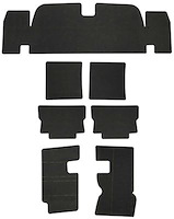 K24142 1967-69 Camaro, Firebird; Carpet Underlay Sound Deadener; 7-Piece Set