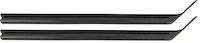 Quarter Window Vertical Weatherstrips 1965-1966 Chevy Impala 2-Door Sport Coupe