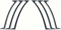 Quarter Panel Louver Moldings 1969 Camaro