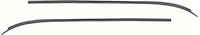 K414 Interior Upper Windshield Trim Moldings 1962-67 Chevy II/Nova; 2 Piece Set
