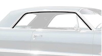 K430 Roof Rail Weatherstrip 1963-64 Impala, GM Full-Size; 2 Door Hardtop; Pair; Various Models