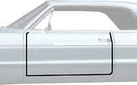 Door Frame Weather-stripping for1963-1964 Chevrolet Impala, Full-Size 2-Door Hardtop/Convertible