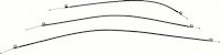 Temperature Control Cable Set 1967-1968 Camaro/Firebird
