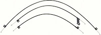 Temperature Control Cable Set 1969 Camaro / 1969-1974 Nova