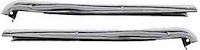 Windshield Header Moldings 1968-1969 Camaro/Firebird (Convertible)