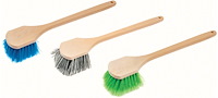 K89851 Body Wash Brush Set 3-Piece Professional 18" Long Handle