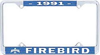 1991 Firebird License Plate Frame