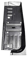 M107BR Front To Rear Full Floor Pan Section 1964-70 Ford Mustang; Convertible; RH