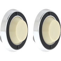 MA9907 1964-66 Chrysler, Dodge, Plymouth; Dome Lamp Assembly; Bezels, Lenses, Bases; 6 Piece Set