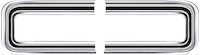 MB2155 Tail Lamp Bezels 1966-67 Dodge Charger