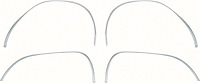 MN1478 Wheel Opening Molding Set 1967-76 Dodge Dart; Front and Rear; 4 Piece Set; Made In USA