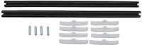 MN3104 1967-74 Chrysler, Dodge, Plymouth; A, B, C Body; Front Door Glass Channel Seals; with Clips; Pair