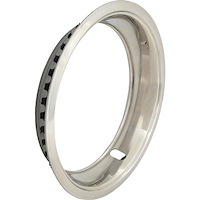 MW924 Factory Style Rallye Wheel Trim Ring for 14 in. x 6 in. or 14 in. x 7 in. Wheels [2 1/2 in. Deep, Polished]