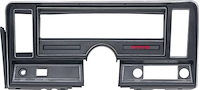 N668202 1969-74 Nova; Dash Instrument Bezel; with A/C; With Warning Lights