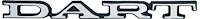 PS500113 Metal Sign Photorealistic; Dart Logo; Measures 20" X 2"