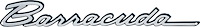 PS500118 Metal Sign Photorealistic; Barracuda Logo; Measures 20" X 3"