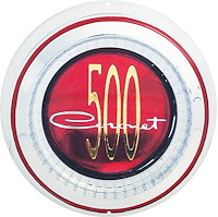 PS500124 Metal Sign Photorealistic; Coronet 500 Medallion; Measures 12" X 12"