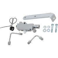 PV49200C GM Proportioning Valve & Bracket Kit, Disc/Disc, Left Side Mount, Fits 1/2" & 9/16" Master Cyl Ports, Chrome