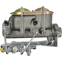 PV49201C GM Proportioning Valve & Bracket Kit, Disc/Disc, Bottom Mount, Fits 1/2" & 9/16" Master Cyl Ports, Chrome
