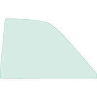 QG4634T 1971-75 Impala, 1971-76 GM Full-Size, Convertible, Quarter Glass, LH, Light Green Tinted