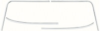 Chevy II/Nova 2-Door Front Windshield Moldings