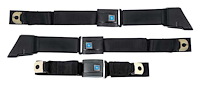 R197 1967-72, Chevrolet / GMC Truck, Seat Belt Set, Retractable RH and LH, Non-Retractable Center, 3-Pcs