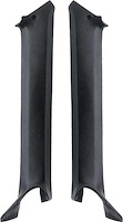 Pillar Post Moldings for 1969 Chevrolet Camaro Convertible [Black]