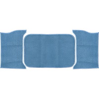 R442903 1961 Chevrolet Impala; Hardtop/Coupe; Trunk Mat Carpet w/ Pad; Loop; Medium Blue