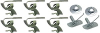 T1413 Upper Tailgate Molding Clip Set for 1967-72 Chevy/GMC Trucks