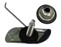 T1461 1962-66 Chevrolet, GMC Pickup Truck; Side Molding Clip; with Nut and Seal; Upper; Short or Long Bed; OE-Style