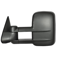 T307056 Heated Power Towing Mirror; 1999-02 Chevrolet/GMC Silverado, Sierra; 2000-02 SUV; Textured Black Finish; LH
