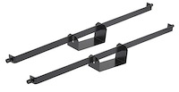 T5503 1955-58 Chevrolet Cameo; Bedside Vertical Support Brace Set; Pair