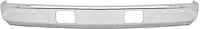 T70021 1988-02 Chevrolet, GMC Truck, Front Bumper, Chrome;w/ Impact Strip Holes, w/ Auxiliary Air Intake Openings