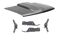 T70312K 2 in. Rise Cowl Induction Hood Kit for 1988-00 Chevy/GMC Trucks, Blazer, Jimmy, Tahoe, Yukon